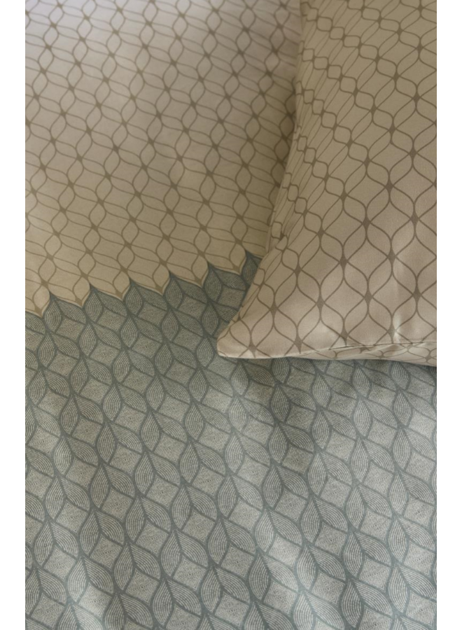 Beddinghouse Dekbedovertrek Ariel Groen - Lyocell/Katoensatijn