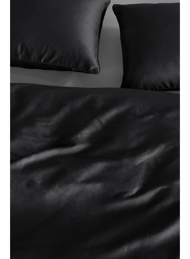 Beddinghouse Dekbedovertrek Change Zwart - Lyocell/Katoensatijn