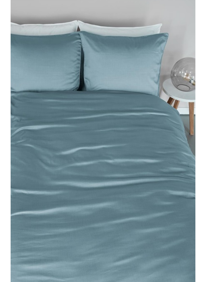 Beddinghouse Dekbedovertrek Change Blauwgrijs - Lyocell/Katoensatijn