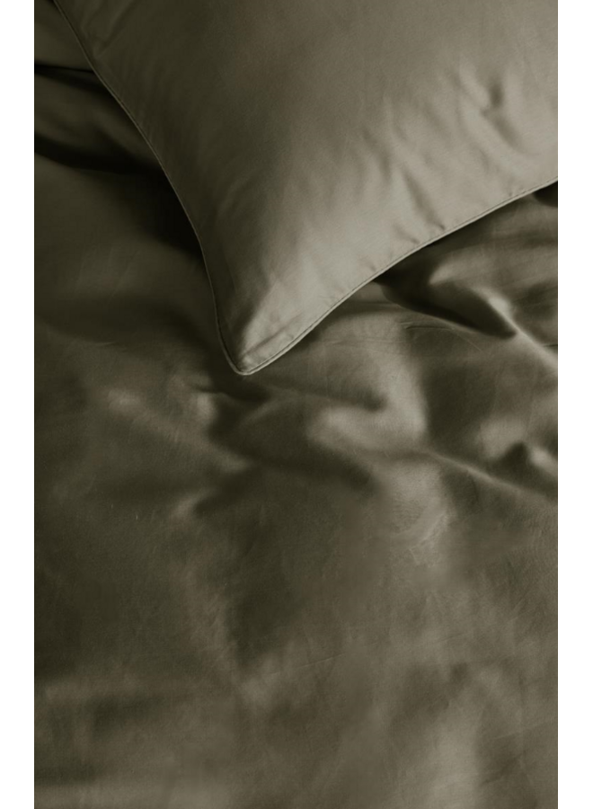Beddinghouse Dekbedovertrek Change Olijfgroen - Lyocell/Katoensatijn