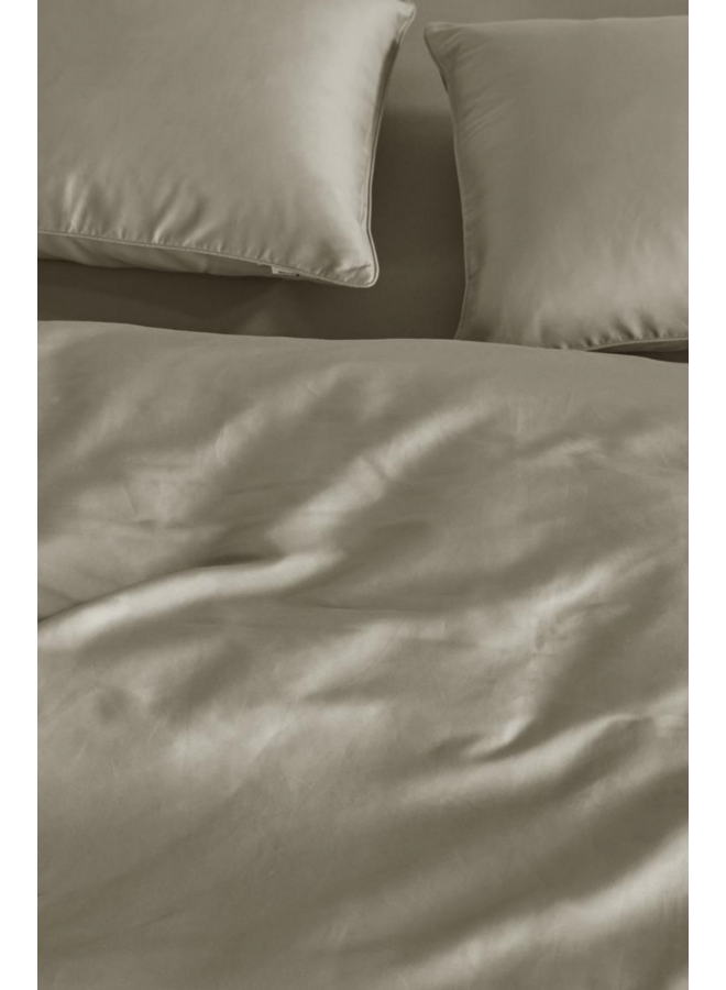 Beddinghouse Dekbedovertrek Change Zand - Lyocell/Katoensatijn