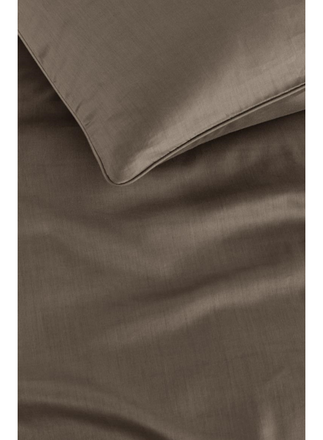 Beddinghouse Dekbedovertrek Change Taupe - Lyocell/Katoensatijn