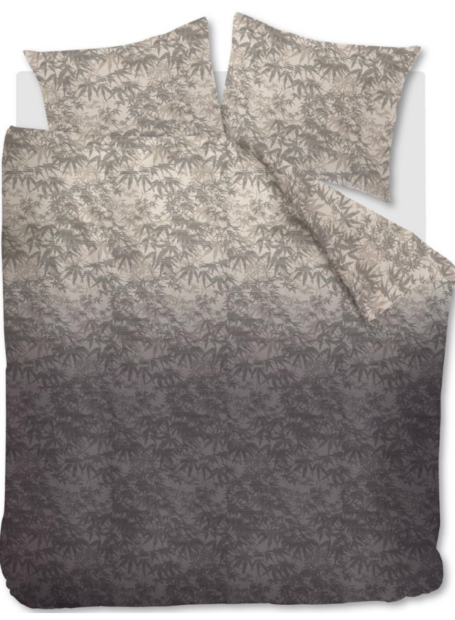 Dekbedovertrek Ellen Grijs - Lyocell/Katoensatijn PL1