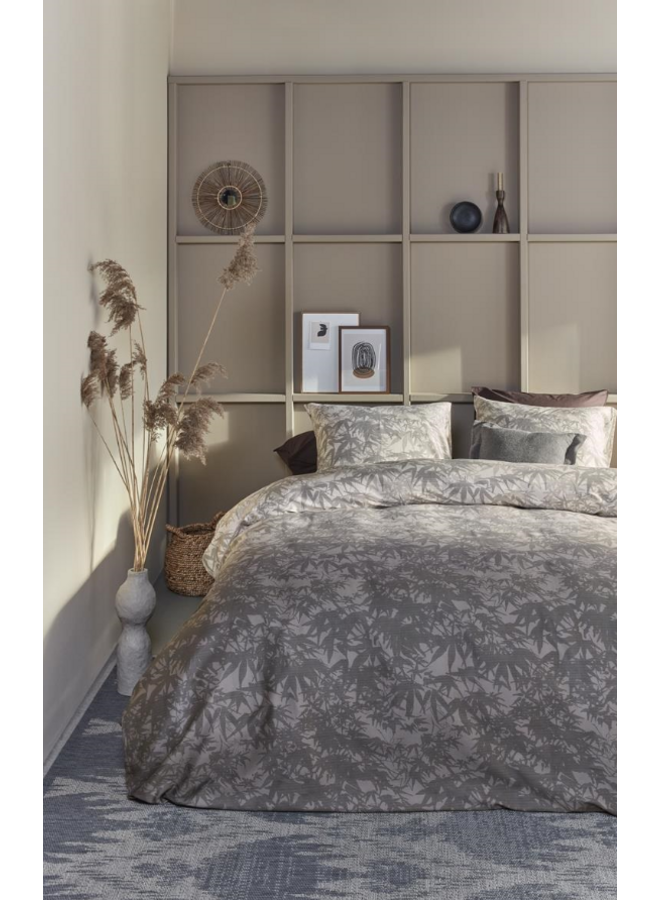 Beddinghouse Dekbedovertrek Ellen Grijs - Lyocell/Katoensatijn