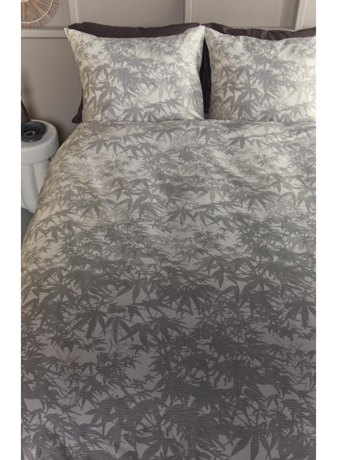 Beddinghouse Dekbedovertrek Ellen Grijs - Lyocell/Katoensatijn