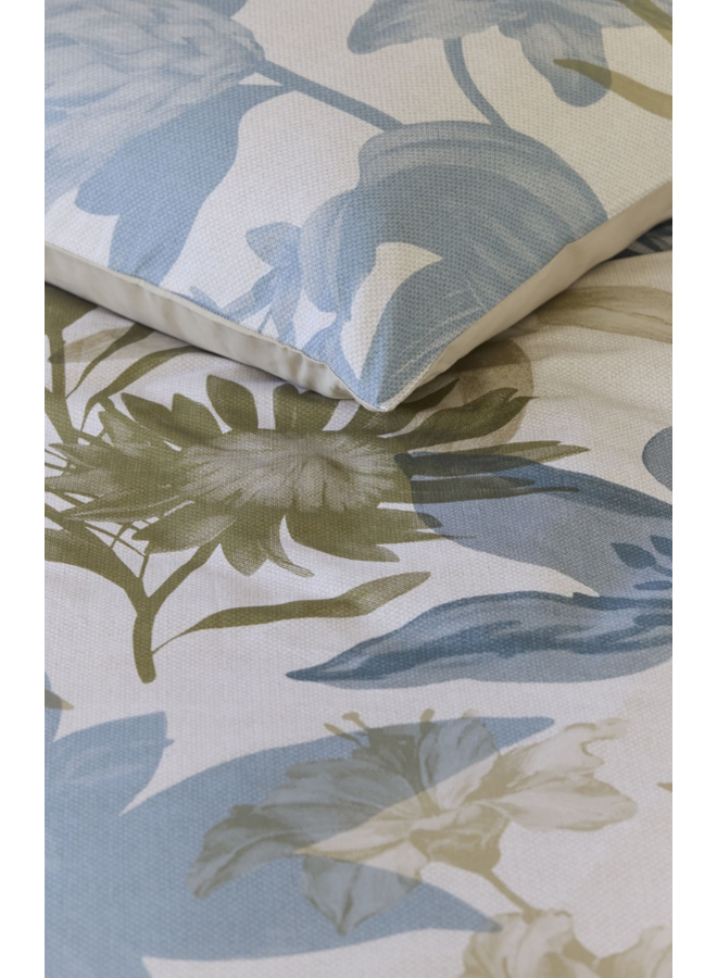 Beddinghouse Dekbedovertrek Flori Blauw - Katoen