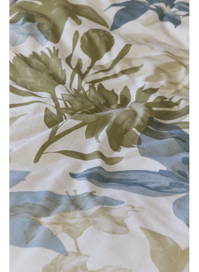 Beddinghouse Dekbedovertrek Flori Blauw - Katoen