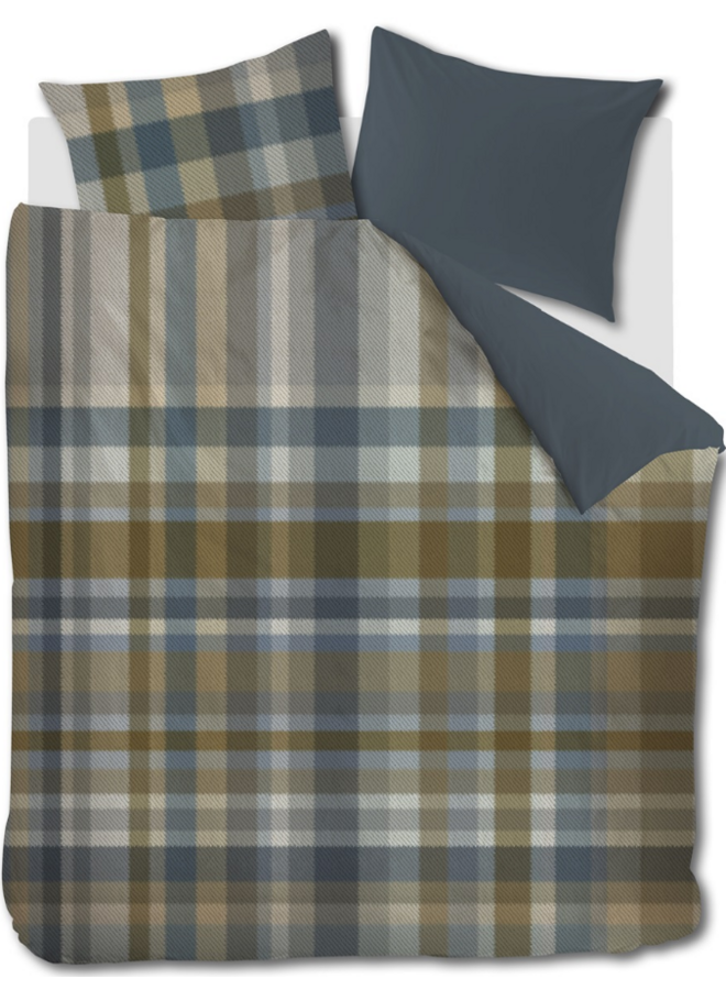 Dekbedovertrek Glynn Blauw - Katoen PL1