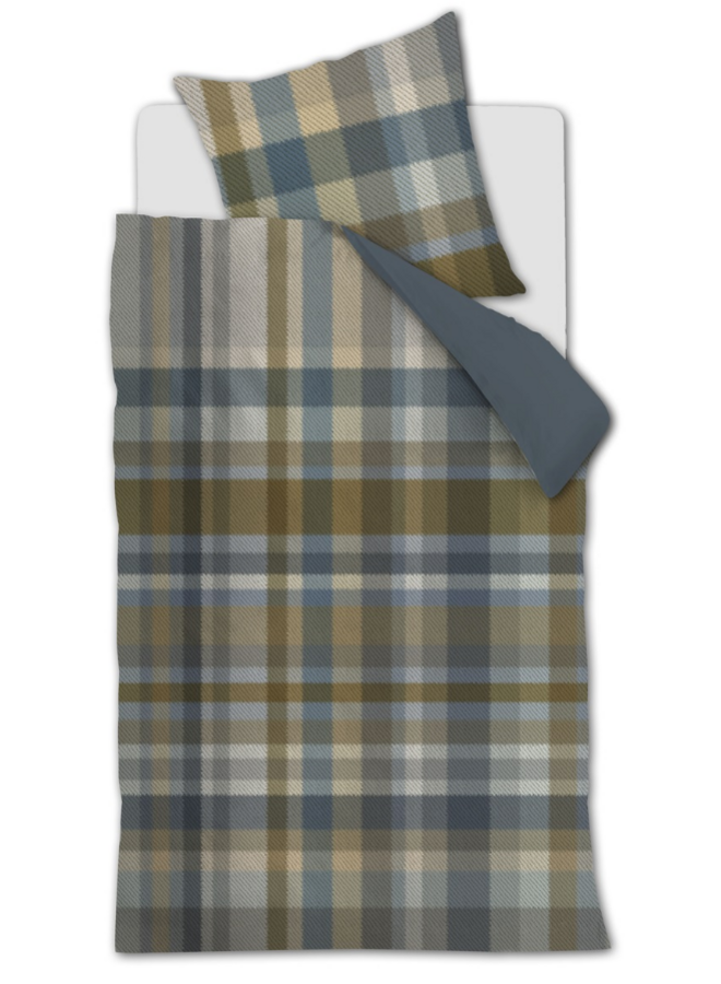 Beddinghouse Dekbedovertrek Glynn Blauw - Katoen