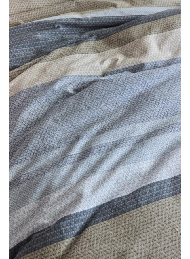 Beddinghouse Dekbedovertrek Jorren Blauwgrijs - Katoen