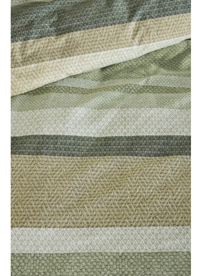 Beddinghouse Dekbedovertrek Jorren Olijfgroen - Katoen