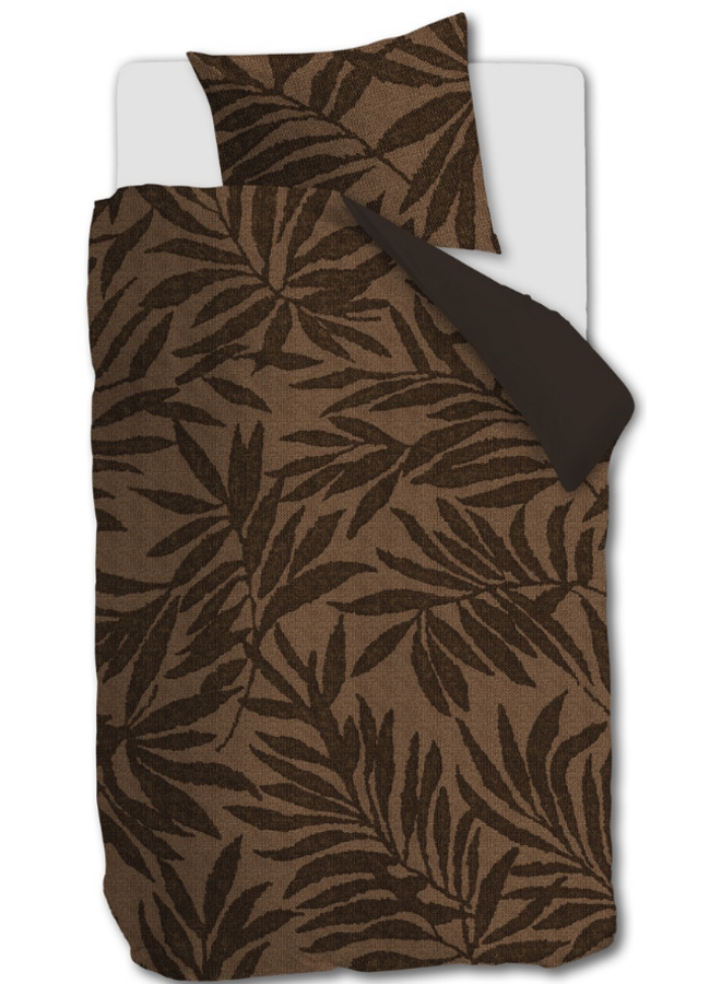 Beddinghouse Dekbedovertrek Laurie Bruin - Katoen