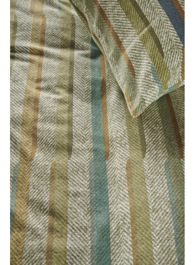 Beddinghouse Dekbedovertrek Annie Groen - Gerecyled Katoen