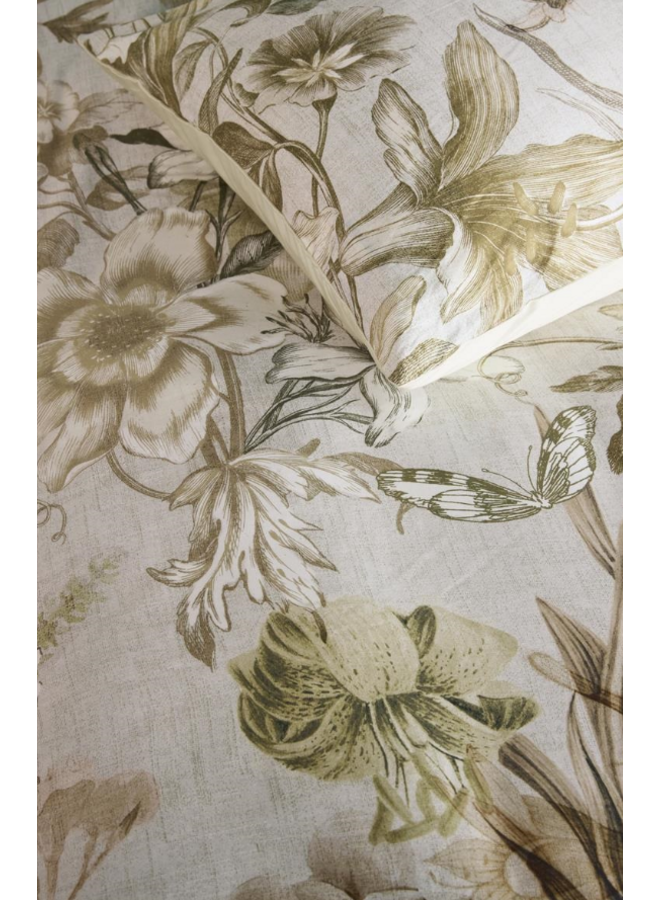 Beddinghouse Dekbedovertrek Bronte Naturel - Katoensatijn