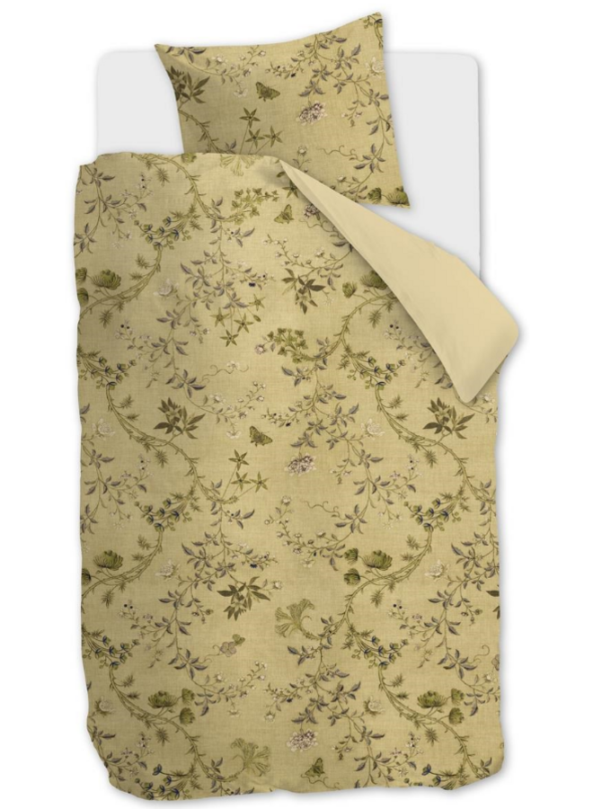 Beddinghouse Dekbedovertrek Charlotte Olijfgroen - Katoensatijn