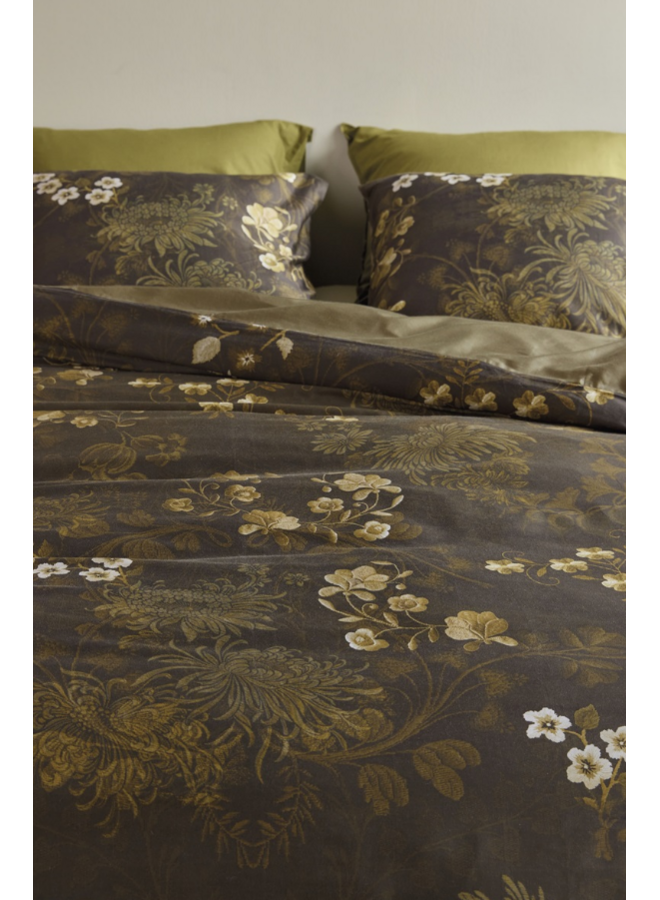 Beddinghouse Dekbedovertrek Darcy Olijfgroen - Katoensatijn