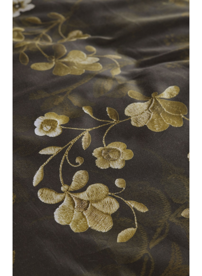 Beddinghouse Dekbedovertrek Darcy Olijfgroen - Katoensatijn