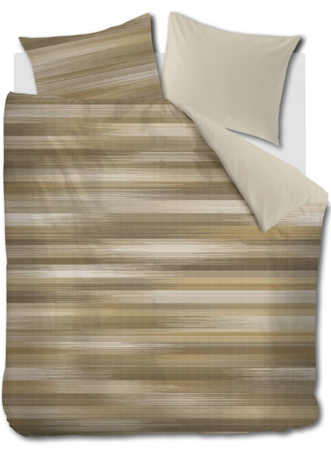 Dekbedovertrek Elie Naturel - Katoensatijn