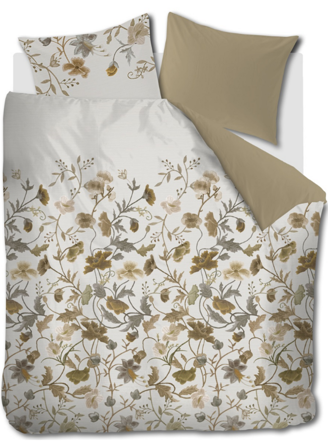 Dekbedovertrek Elizabeth Naturel - Katoensatijn