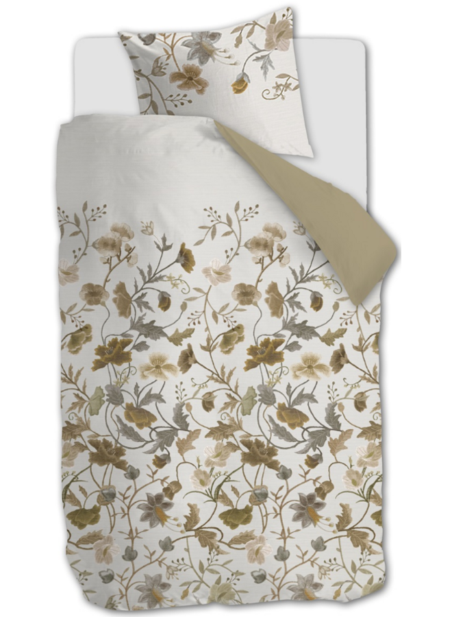 Beddinghouse Dekbedovertrek Elizabeth Naturel - Katoensatijn