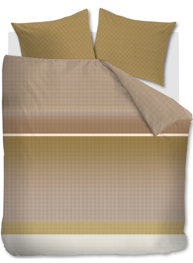 Beddinghouse Dekbedovertrek Elvi Goud - Katoensatijn