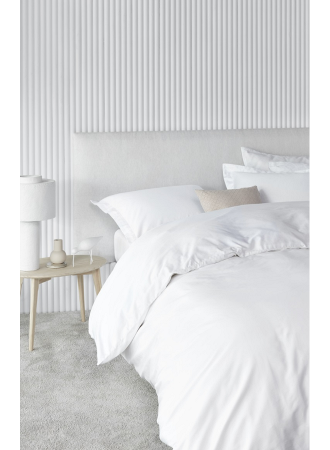 Beddinghouse Dekbedovertrek Gloss Wit - Katoensatijn