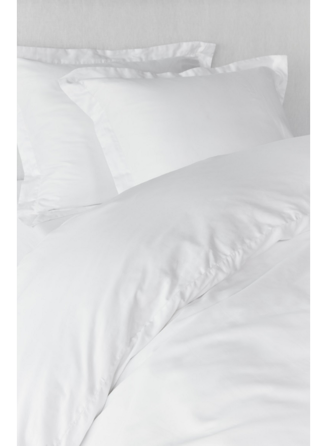 Beddinghouse Dekbedovertrek Gloss Wit - Katoensatijn