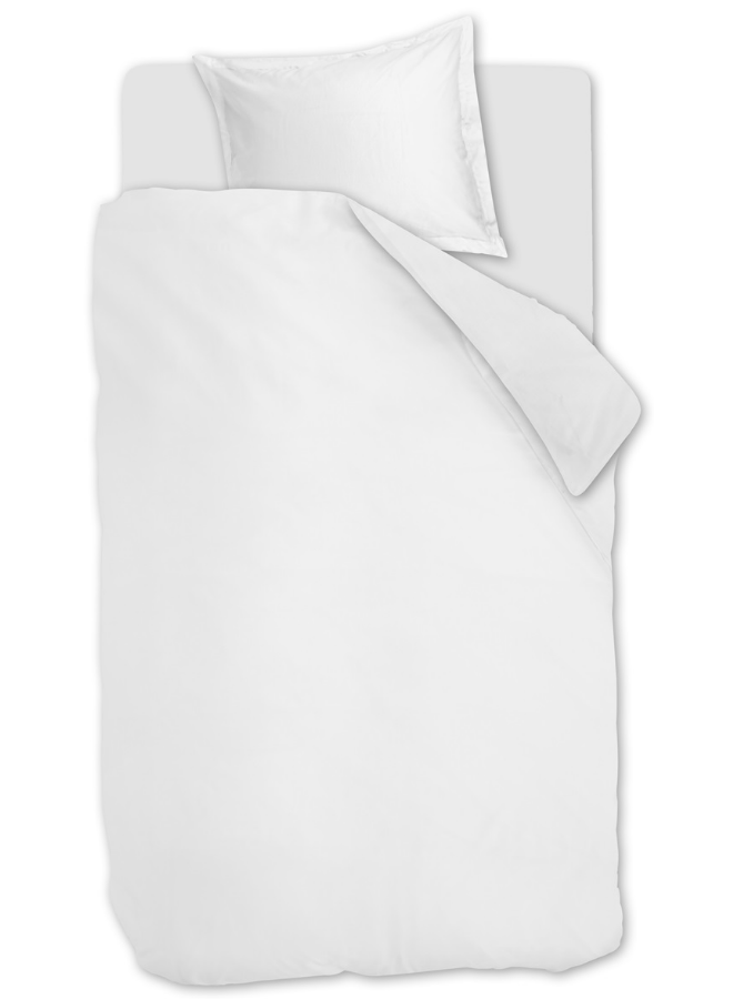 Beddinghouse Dekbedovertrek Gloss Wit - Katoensatijn
