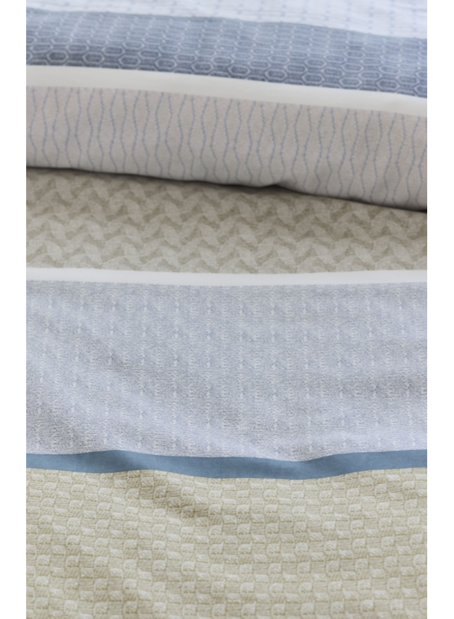 Beddinghouse Dekbedovertrek Hilde Blauw - Katoensatijn