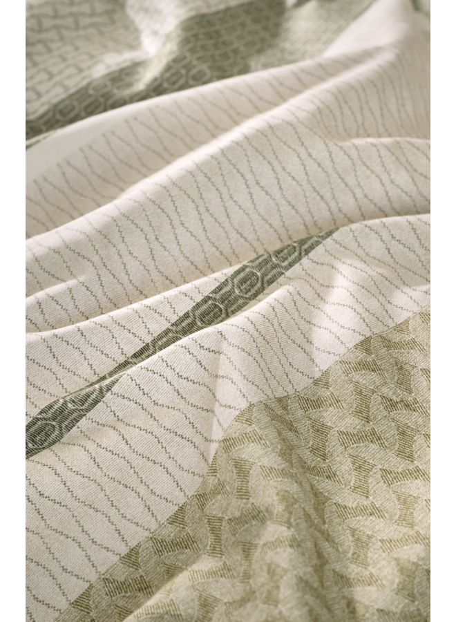 Beddinghouse Dekbedovertrek Hilde Grijsgroen - Katoensatijn