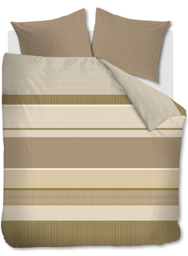 Beddinghouse Dekbedovertrek Hilde Naturel - Katoensatijn