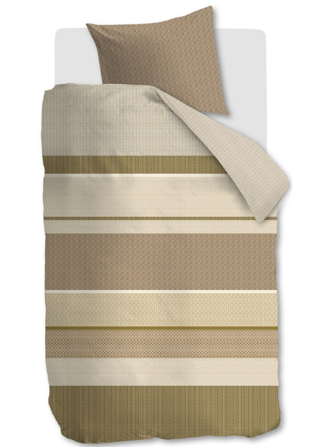 Beddinghouse Dekbedovertrek Hilde Naturel - Katoensatijn