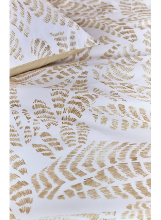 Beddinghouse Dekbedovertrek Indy Naturel - Katoensatijn