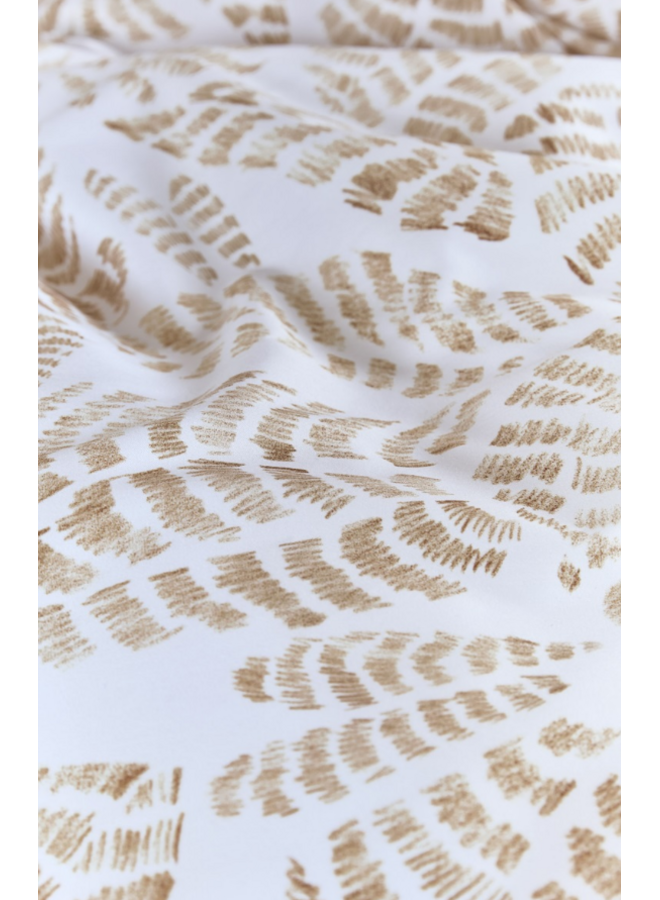 Beddinghouse Dekbedovertrek Indy Naturel - Katoensatijn