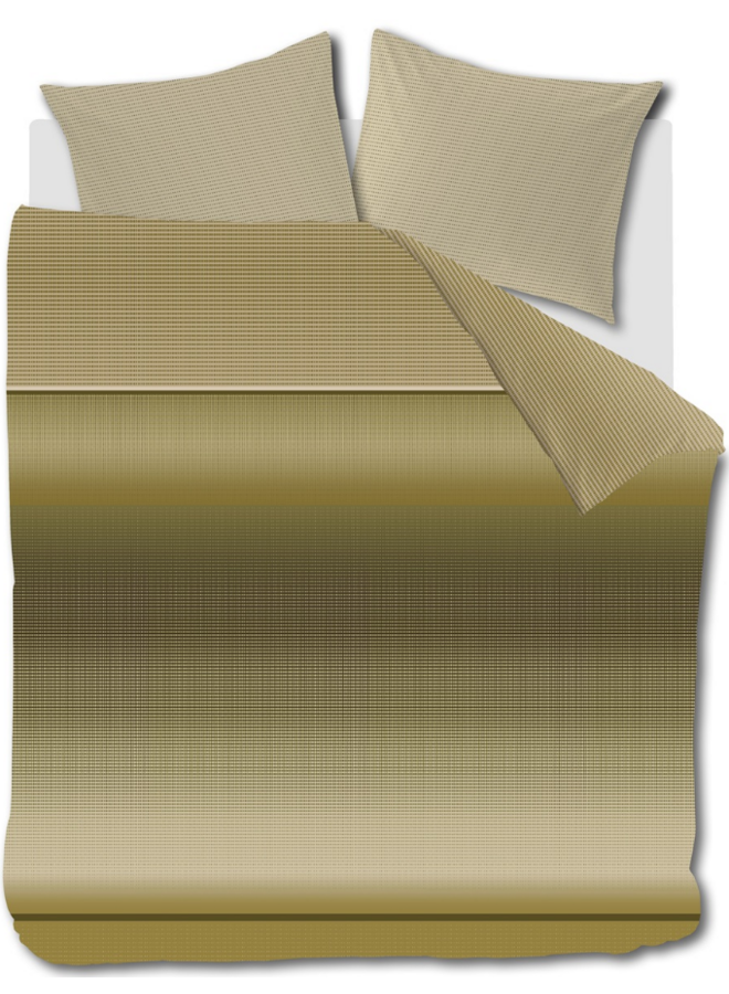 Dekbedovertrek Jenn Groen - Katoensatijn PL1