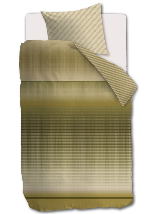 Beddinghouse Dekbedovertrek Jenn Groen - Katoensatijn