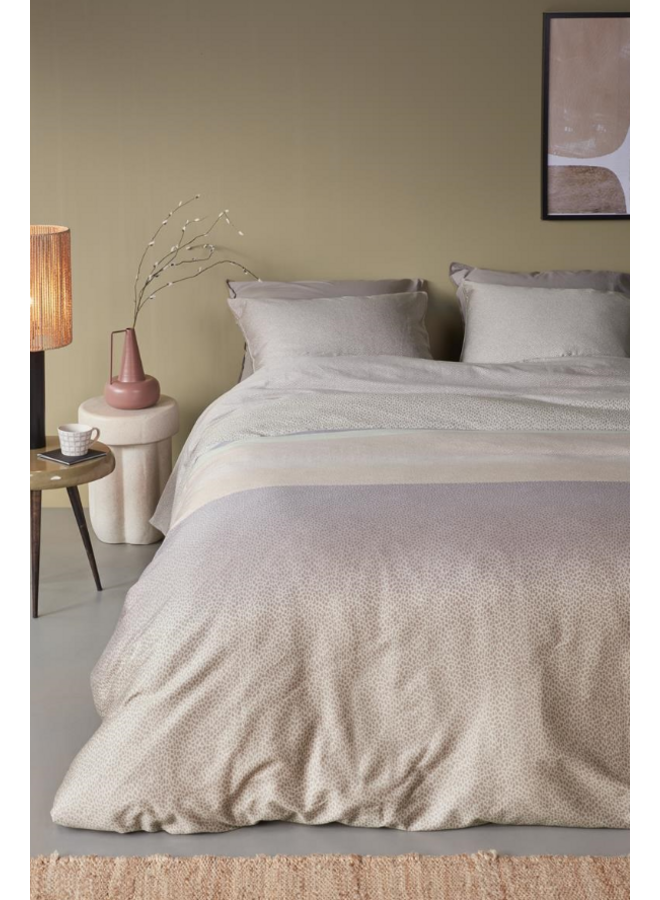 Beddinghouse Dekbedovertrek Lenny Naturel - Katoensatijn
