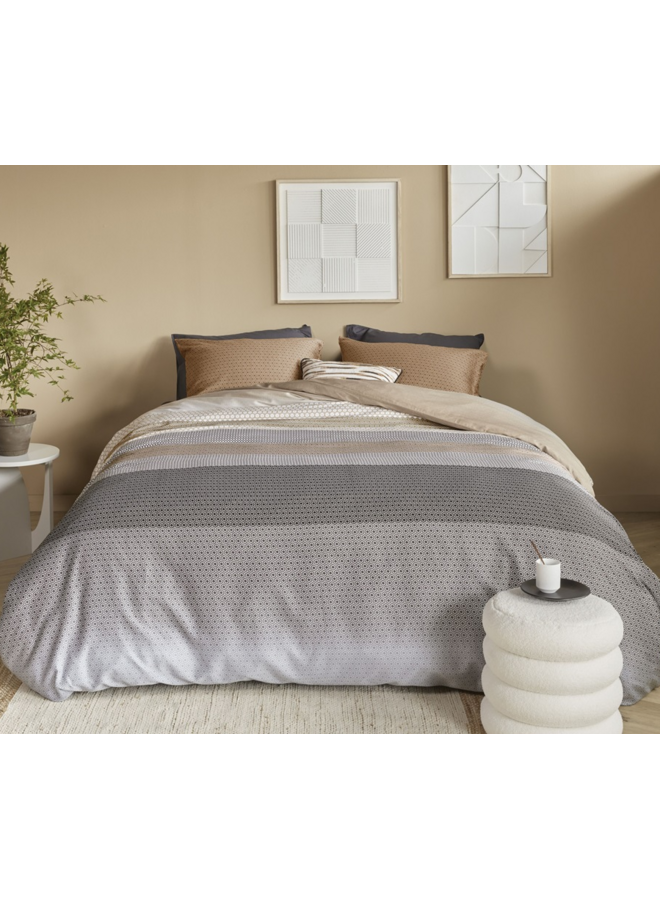 Beddinghouse Dekbedovertrek Leo Zand - Katoensatijn