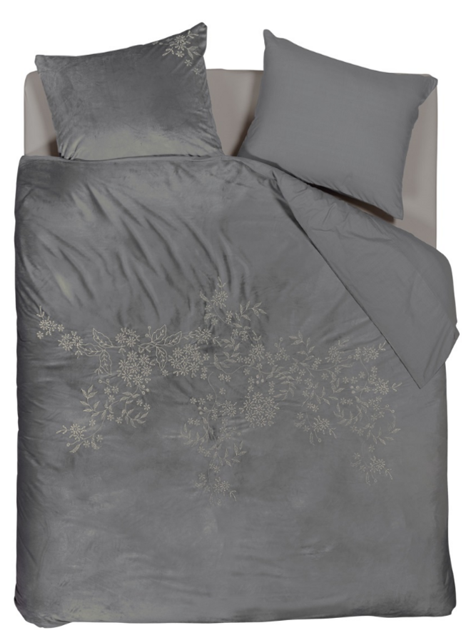 Dekbedovertrek Arya Grijs - Velvet