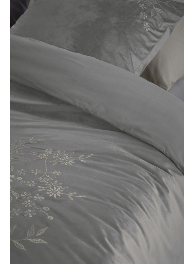Beddinghouse Dekbedovertrek Arya Grijs - Velvet