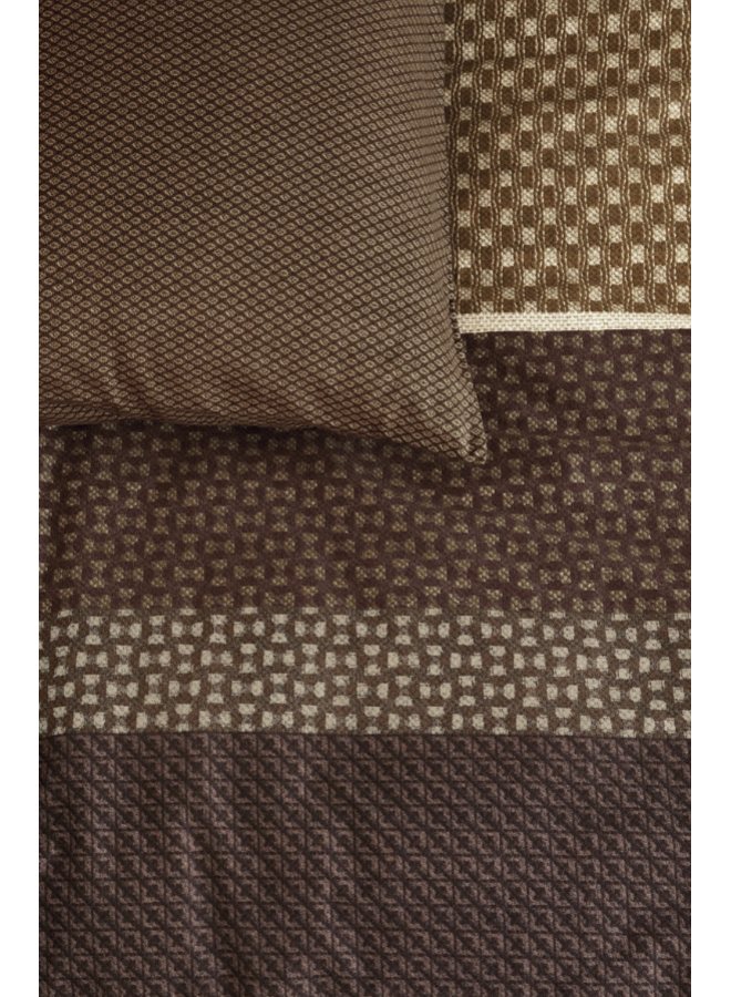 Beddinghouse Dekbedovertrek Fera Bruin - Flanel