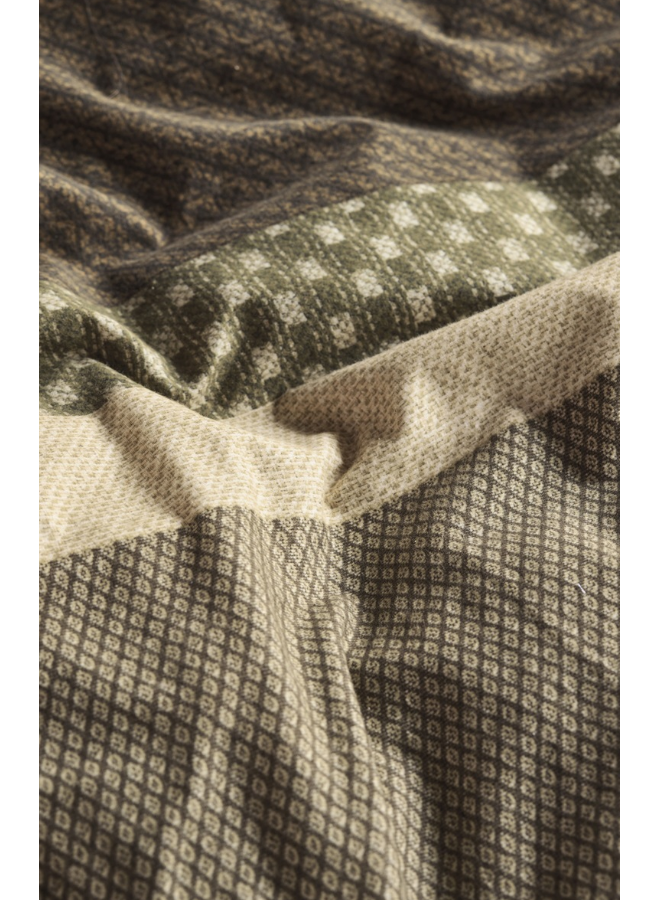 Beddinghouse Dekbedovertrek Fera Groen - Flanel