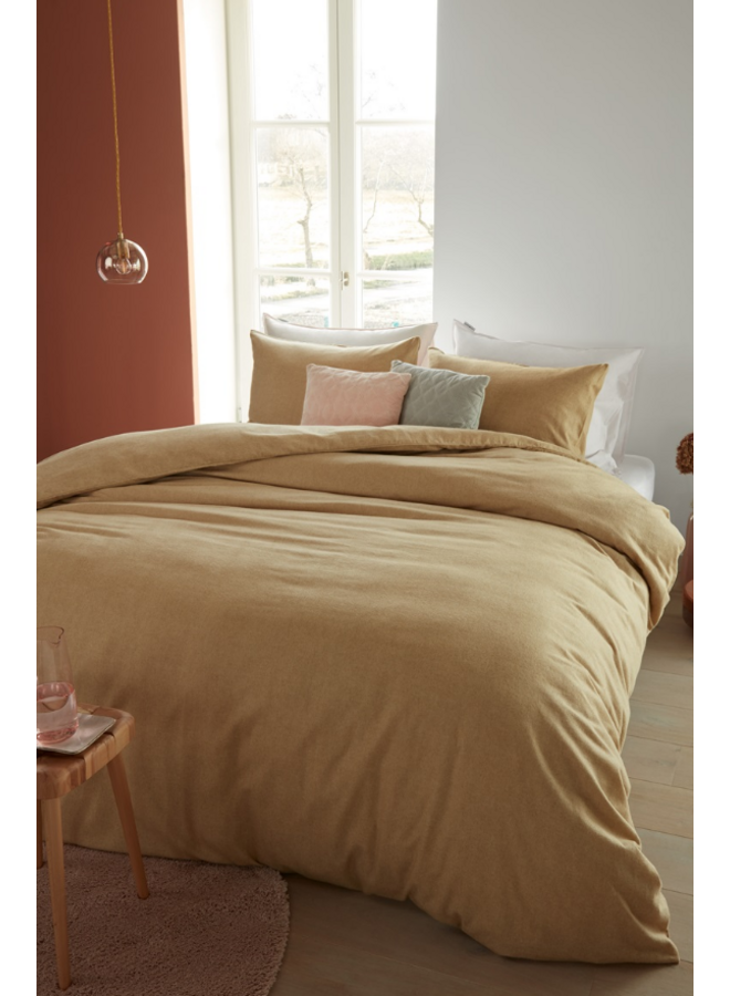 Beddinghouse Dekbedovertrek Frost Goud - Flanel