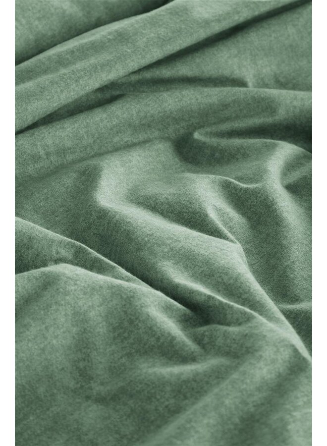 Beddinghouse Dekbedovertrek Frost Grijsgroen - Flanel