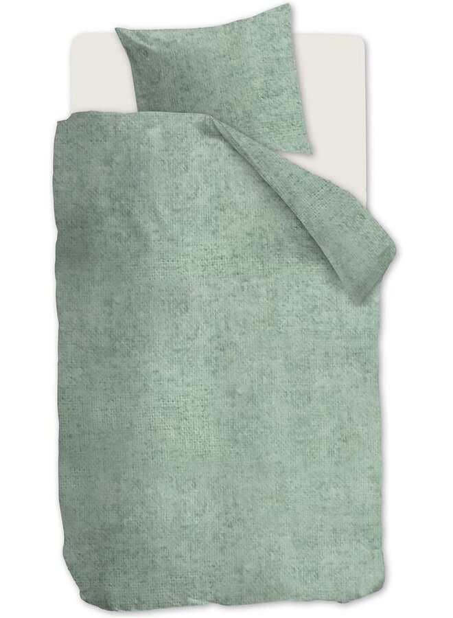 Beddinghouse Dekbedovertrek Frost Grijsgroen - Flanel