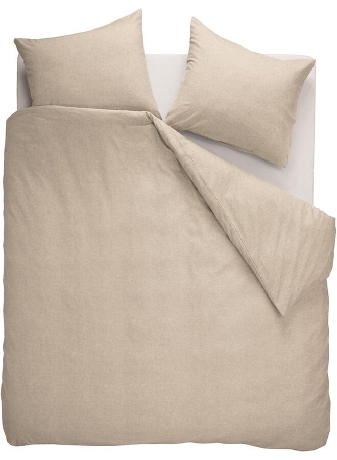 Beddinghouse Dekbedovertrek Frost Lichtzand - Flanel