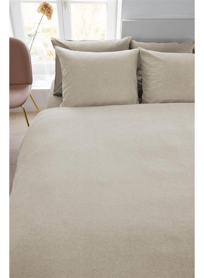 Beddinghouse Dekbedovertrek Frost Lichtzand - Flanel