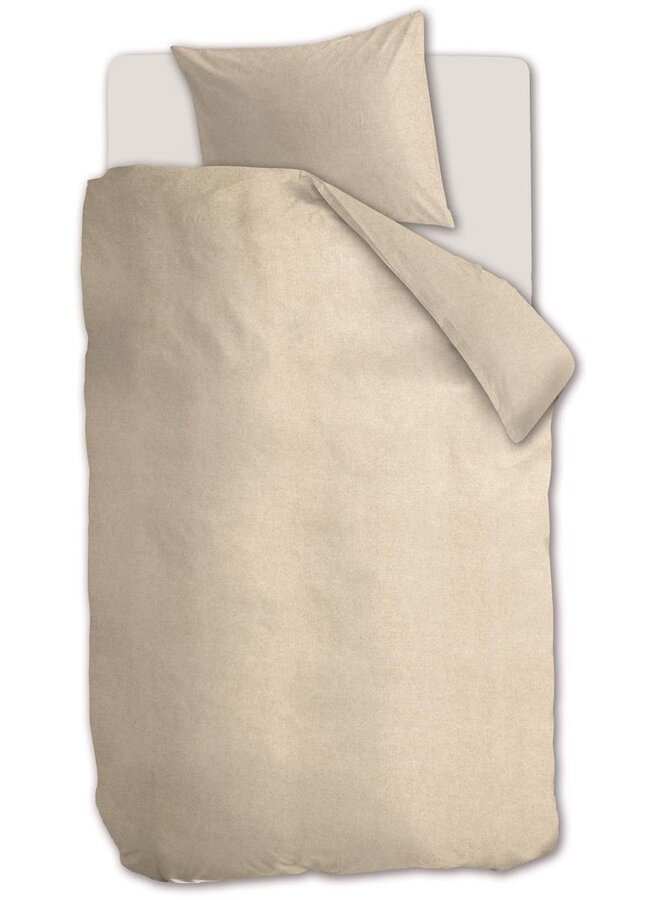 Beddinghouse Dekbedovertrek Frost Lichtzand - Flanel