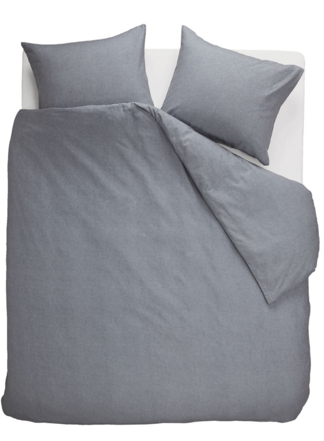 Beddinghouse Dekbedovertrek Frost Blauwgrijs - Flanel