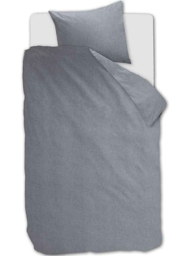 Beddinghouse Dekbedovertrek Frost Blauwgrijs - Flanel